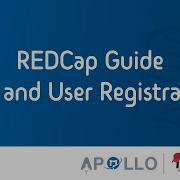APOLLO REDCap Guide Site And User Registration