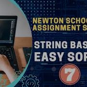 Newton School Easy Sorting String Interview Questions In Java Java Top String Questions
