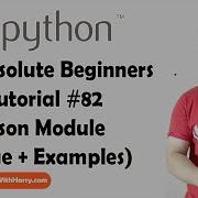 Json Module Python Tutorials For Absolute Beginners In Hindi 82