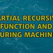 Partial Recursive Function And Turing Machine