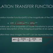 MODULATION TRANSFER FUNCTION