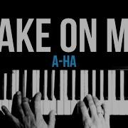 A Ha Take On Me Karaoke SLOWER Acoustic Piano Instrumental Cover Lyrics