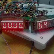 Digital Clock With Hours Minutes And Seconds On SSD Seven Segment Display Using PIC18F2550 Uc