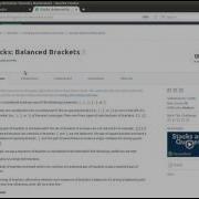Stacks Balanced Brackets Java Tutorial