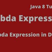 Java 8 Tutorial 04 Lambda Expression In Detail