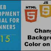 Web Development Tutorial For Beginners 15 JavaScript Change Background Color On Click