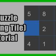 How To Solve An 8 Puzzle 3x3 Sliding Tile Puzzle Beginner Tutorial