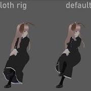 Magica Cloth Rigging Vs Default Vroid Rigging