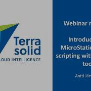 Introduction To MicroStation Python Scripting With Terrasolid Tools