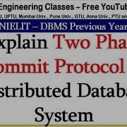 Explain Two Phase Commit Protocol In Distributed Database System