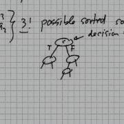 Lowerbound On Comparison Based Sorting