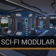Sci Fi Styled Modular Pack Asset Store Preview