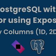 PostgreSQL With Ktor Using Exposed Part 04 Array Datatype Single Multidimensional