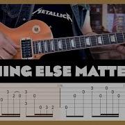 Metallica Nothing Else Matters Guitar Tab Lesson Cover Tutorial