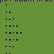 Logic Pattern In Java Half Diamond