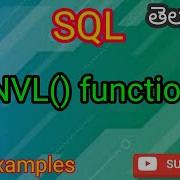 NVL Function In SQL With Examples Very Important Function Priya 2021