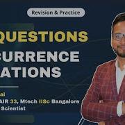 55 Fifty Five Questions On Recurrence Relations Solving Recurrence Relations With ALL GATE PYQs
