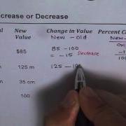 Practice Percent Increase Or Decrease