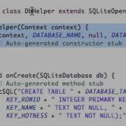 Android Application Development Tutorial 115 Opening SQLite Database To Write