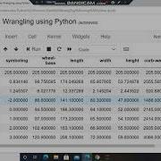 Data Wrangling Using Python