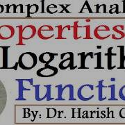 Properties Of Logarithm Function Elementary Function Complex Analysis