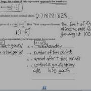Exponential Growth And Decay Models Day 1