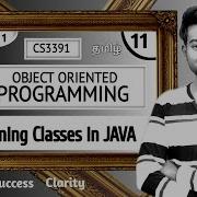 Defining Classes JAVA In Tamil Object Oriented Programming In Tamil Unit 1 CS3391 In Tamil