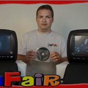 Autotain 9 Digital Touch Screen Car Headrest DVD Monitors