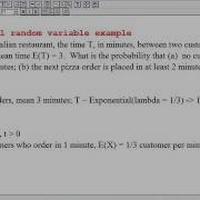 Section 7 3 Exponential Random Variable