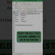 Как использовать функцию СЦЕПИТЬ в Excel