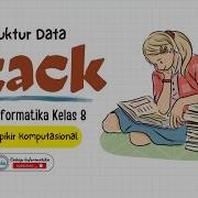 Struktur Data Stack Tumpukan Berpikir Komputasional Materi Informatika Kelas 8 Fase D
