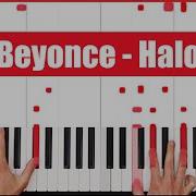 Halo Beyonce Piano Tutorial Easy Chords