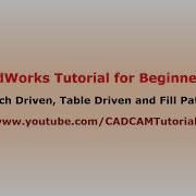 SolidWorks Pattern Feature Tutorial Complete Sketch Driven And Table Driven Pattern Fill Pattern