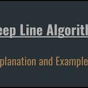 Sweep Line Algorithm Explanation