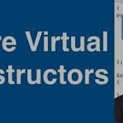 Pure Virtual Destructors C Tutorial