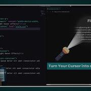 Flashlight Custom Cursor Effect Using HTML CSS And JavaScript Html Css Js Coding Frontend