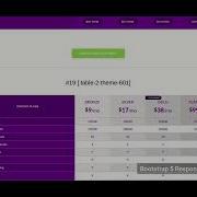 Bootstrap 5 HTML CSS Responsive Pricing Tables