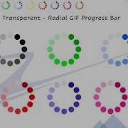 Transparent Radial Progress Bar GIF