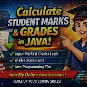 Java Program To Calculate Student Grades Learn Logic Step By Step Join Edusaa Online Sessions