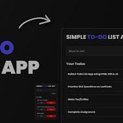 Build Your Own Todo List App Tutorial HTML CSS JavaScript
