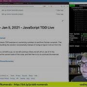 JavaScript Test Driven Development Roman Numerals And Incremental Development Part 2