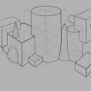 Basic Shapes Intersection Drawing Time Lapse Video