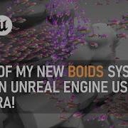 Демонстрация моей новой системы частиц BOIDS в UE5