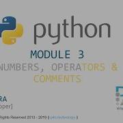 NUMBERS OPERATORS COMMENTS MODULE 3