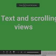 1 3 Text And Scrolling Views Slide