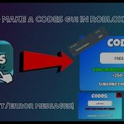 How To Make A Twitter Codes GUI In Roblox Studio
