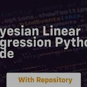 Bayesian Linear Regression Python Code