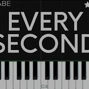 Mina Okabe Every Second EASY Piano Tutorial