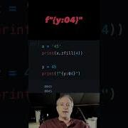 Zero Pad Python Strings AND Integers Python Shorts