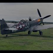 Spitfire WZ JJ Engine Starting Up